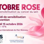 Octobre Rose : après-midi de sensibilisation et de prévention, jeudi 15 octobre 2026 de 15h à 17h, Clinique Internationale du Parc Monceau